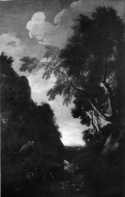 Paesaggio con cacciatori - Gallerie Nazionali d'Arte Antica, Palazzo Barberini, Roma